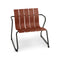 Ocean Lounge Chair  option Burnt Red