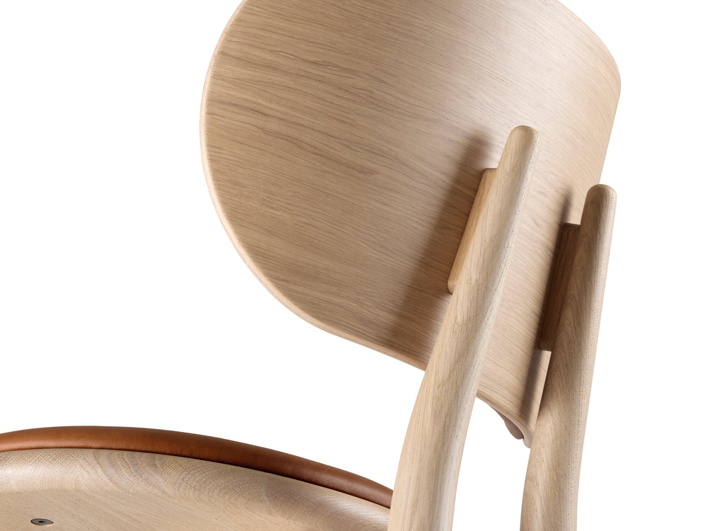 High Stool with Backrest