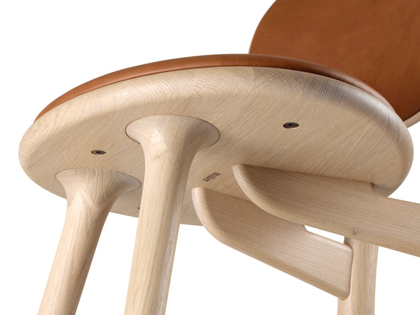 High Stool with Backrest