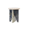 Affordances Limited Edition Side Table  option Pink Rosalia / Green Belize