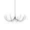 Arca Single Chandelier  option Satin Blackened Brass