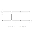 Delphi Horizontal LED Pendant Light