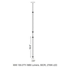 Delphi Vertical LED Pendant Light