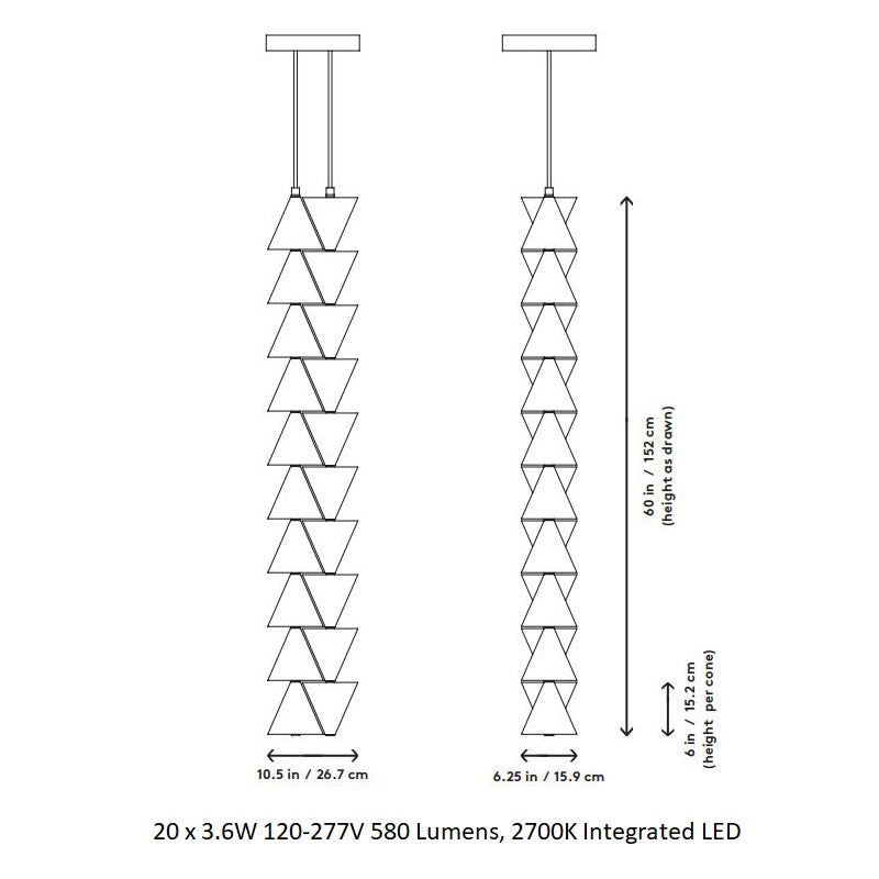 Legato Double String LED Pendant Light