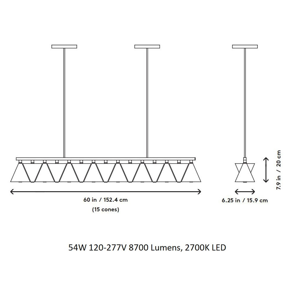 Legato LED Linear Suspension