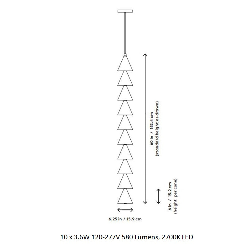 Legato Single String LED Pendant Light