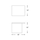 Slon Asymmetrical Side Table