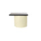 Slon Asymmetrical Side Table  option Onyx / Feather