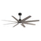 Ariella Outdoor Ceiling Fan With Light  option Matte Black