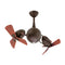 Acqua Ceiling Fan with Light  option Mahogany Tone Blades