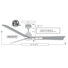 Alessandra Outdoor Ceiling Fan