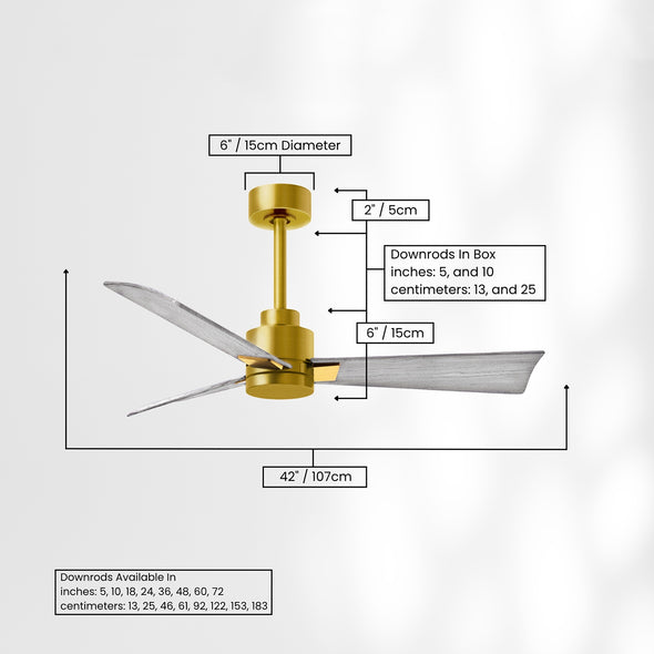 Alessandra Outdoor Ceiling Fan