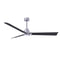 Alessandra Outdoor Ceiling Fan with Light  option Brushed Nickel