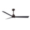 Alessandra Outdoor Ceiling Fan with Light  option Textured Bronze
