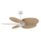 Alessandra Tropical Outdoor Ceiling Fan  option Light Maple