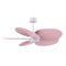 Alessandra Tropical Outdoor Ceiling Fan  option Light Pink