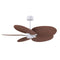 Alessandra Tropical Outdoor Ceiling Fan  option Walnut