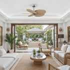 Alessandra Tropical Outdoor Ceiling Fan