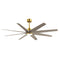 Ariella Outdoor Ceiling Fan With Light  option Gray Ash Tone