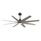 Ariella Outdoor Ceiling Fan With Light  option Textured Bronze