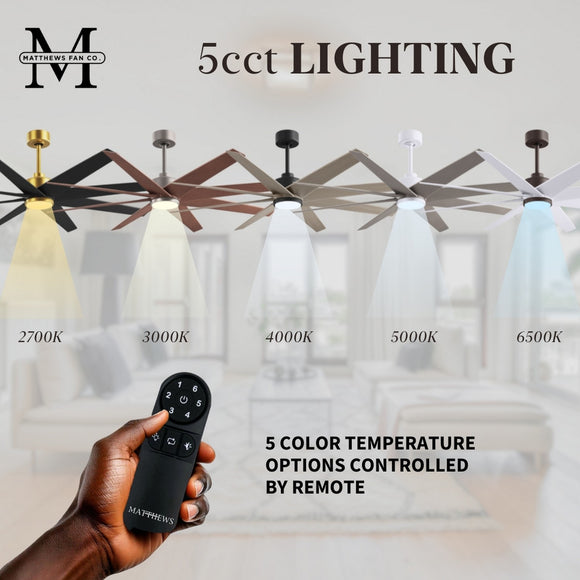 Ariella Outdoor Ceiling Fan With Light