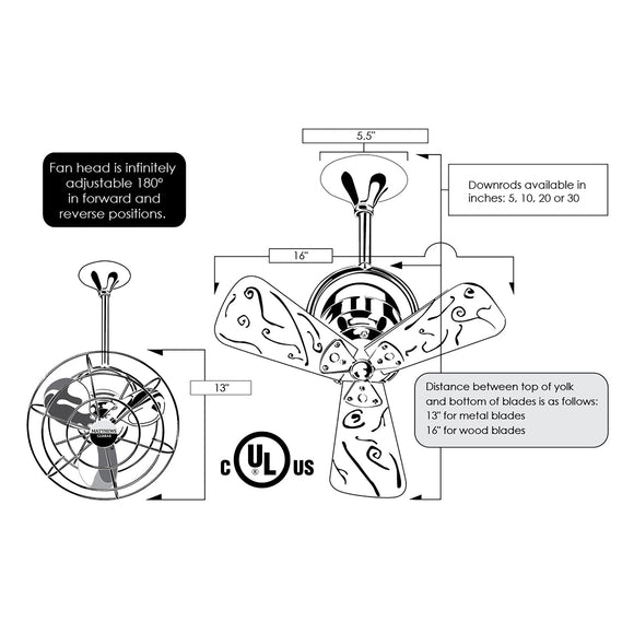 Bianca Directional Fan