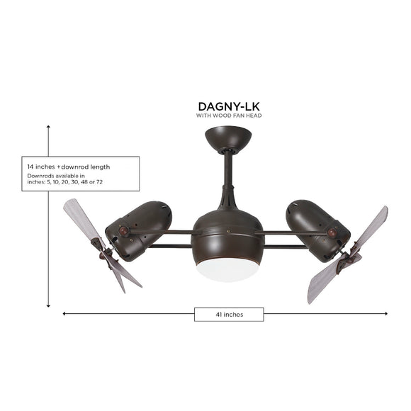 Dagny Ceiling Fan with Light