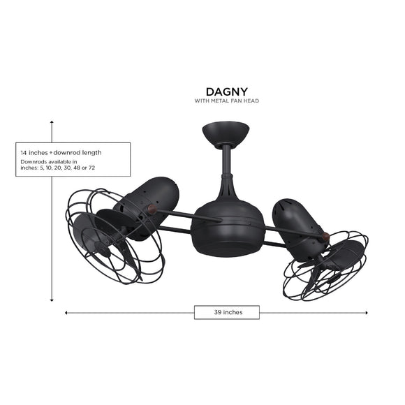 Dagny Ceiling Fan with Light