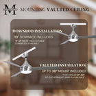 Donaire Outdoor Ceiling Fan with Light