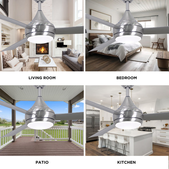 Donaire Outdoor Ceiling Fan with Light