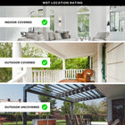 Donaire Outdoor Ceiling Fan with Light