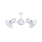 Duplo Dinamico Ceiling Fan  option White