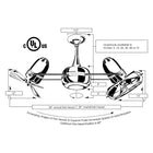 Duplo Dinamico Ceiling Fan