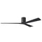 Irene H3 XLarge Close to Ceiling Fan  option Matte Black