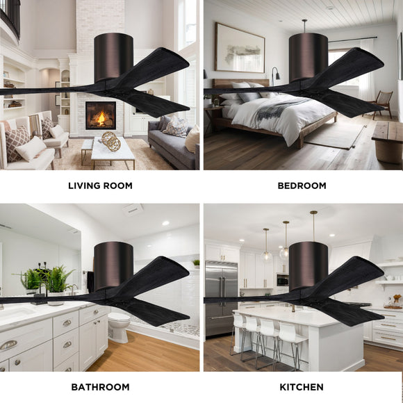 Irene H3 XLarge Close to Ceiling Fan