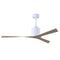 Molly Outdoor Ceiling Fan  option Gloss White / Gray Ash Tone