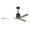 Molly Outdoor Ceiling Fan  option Matte Black / Gray Ash Tone