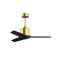 Mollywood Ceiling Fan  option Brushed Brass / Matte Black