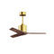 Mollywood Ceiling Fan  option Brushed Brass / Walnut Tone