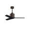 Mollywood Ceiling Fan  option Textured Bronze / Matte Black