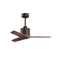 Mollywood Ceiling Fan  option Textured Bronze / Walnut Tone