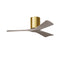 Irene H3 Small Close to Ceiling Fan  option Gray Ash Tone