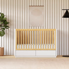 Bento 3-in-1 Convertible Storage Crib with Toddler Bed Conversion Kit