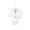 Melt Mini LED Chandelier  option Opal / Silver