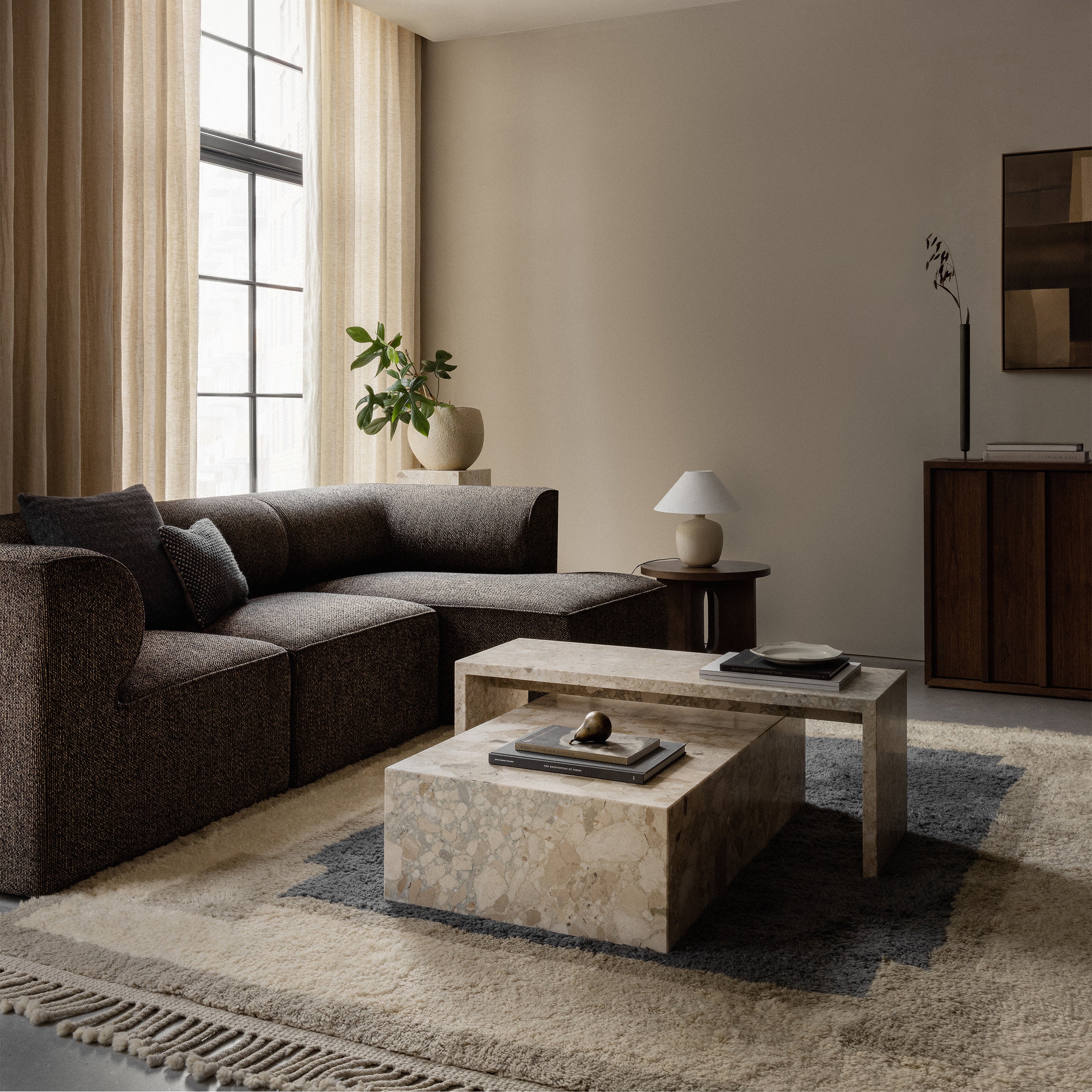センターテーブル・ローテーブル Audo cph plinth low coffee table Audo Copenhagen Plinth Low Coffee Table by Menu Design now Audo
