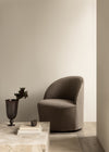 Tearoom Lounge Chair with Return Swivel Base