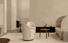 Tearoom Lounge Chair with Return Swivel Base