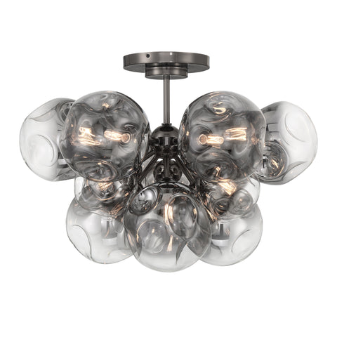 Neveh 12-Light Semi Flush Mount