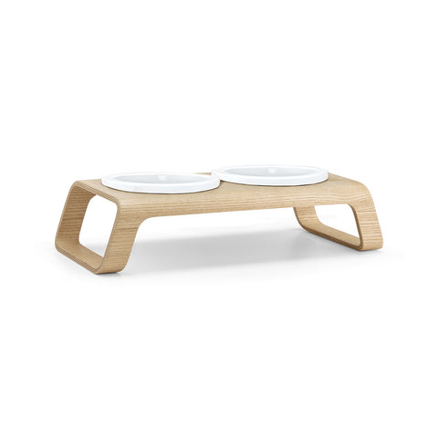 Desco Cat Feeder with Porcelain Bowl
