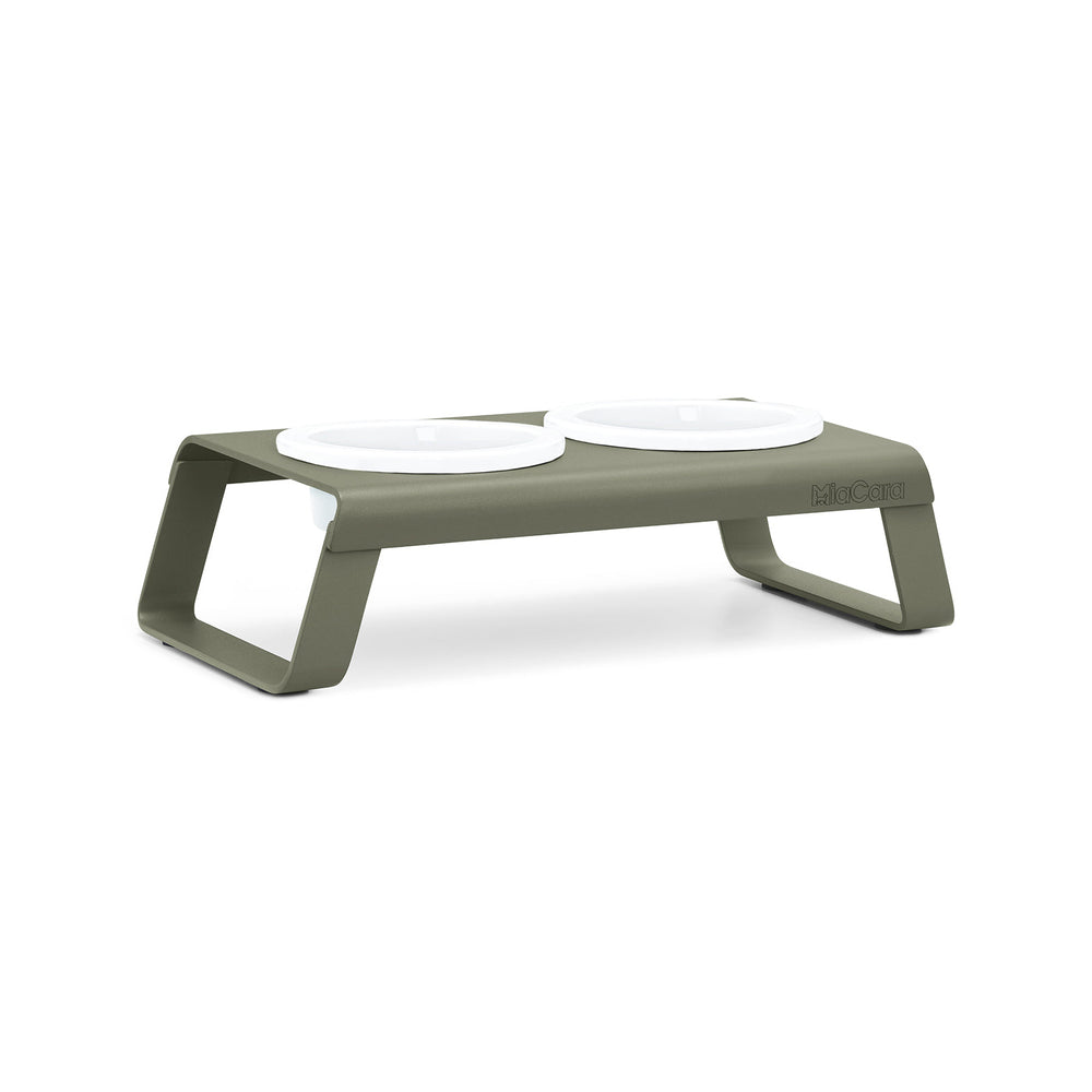 Desco Cat Feeder with Porcelain Bowl